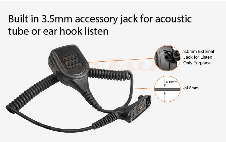 Raytalk Shoulder Remote Speaker Microphone with High Output Speaker