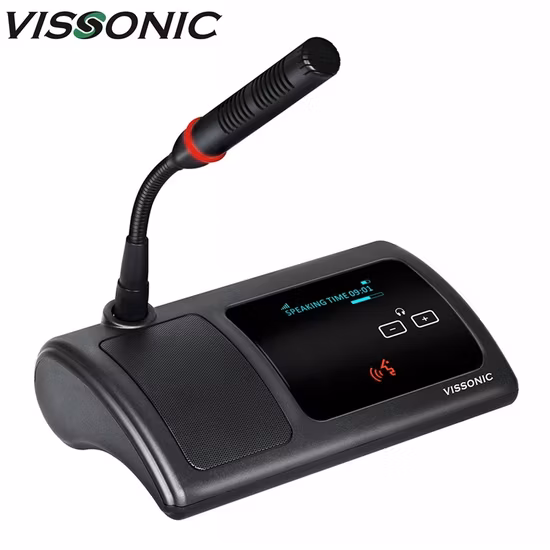 Konferenzsystem, professionelles kabelgebundenes Mikrofon, Schwanenhals-Lautsprechermikrofon, digitale Diskussion